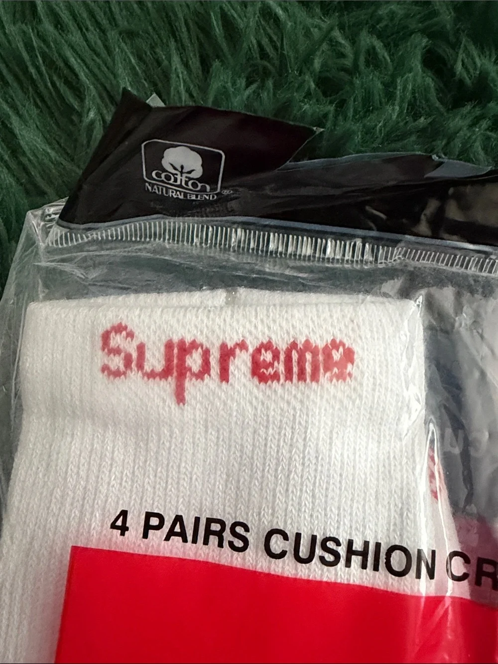 Hanes x Supreme White Socks